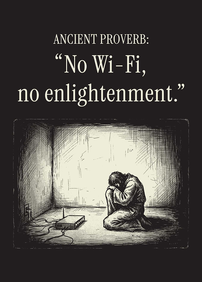 No Wi-Fi, No Enlightenment
