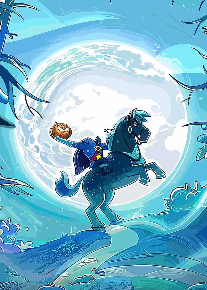 Brawl stars Headless Horseman with Pumpkin