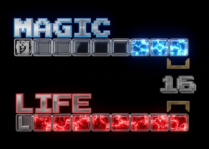 Magic and Life Bars