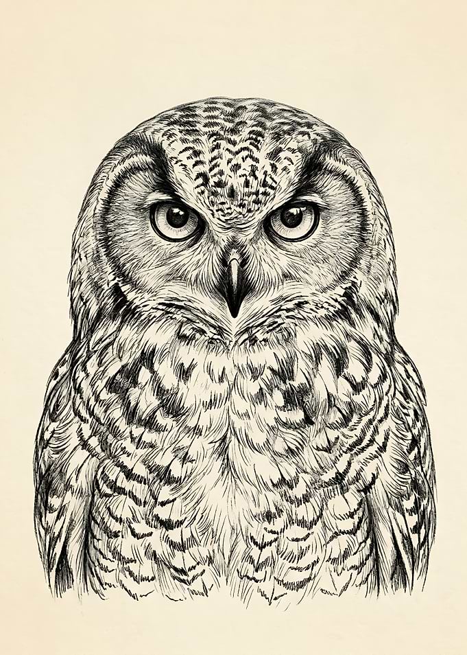 Vintage Owl Desgin