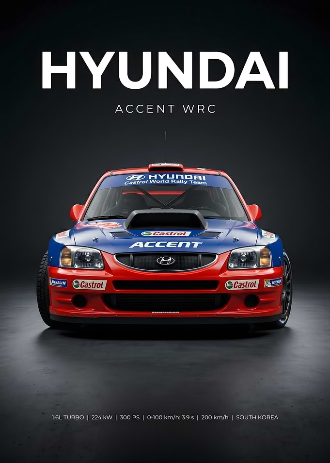 Hyundai Accent WRC Rally Car