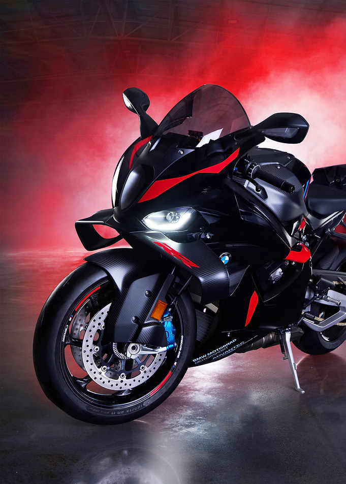 Black BMW S1000RR Motorcycle
