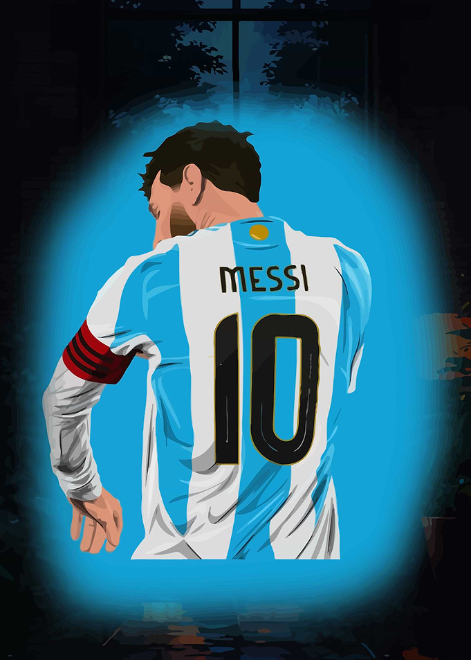 Lionel Messi Argentina Jersey