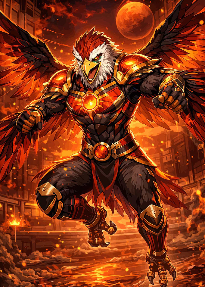Fiery Bird Warrior
