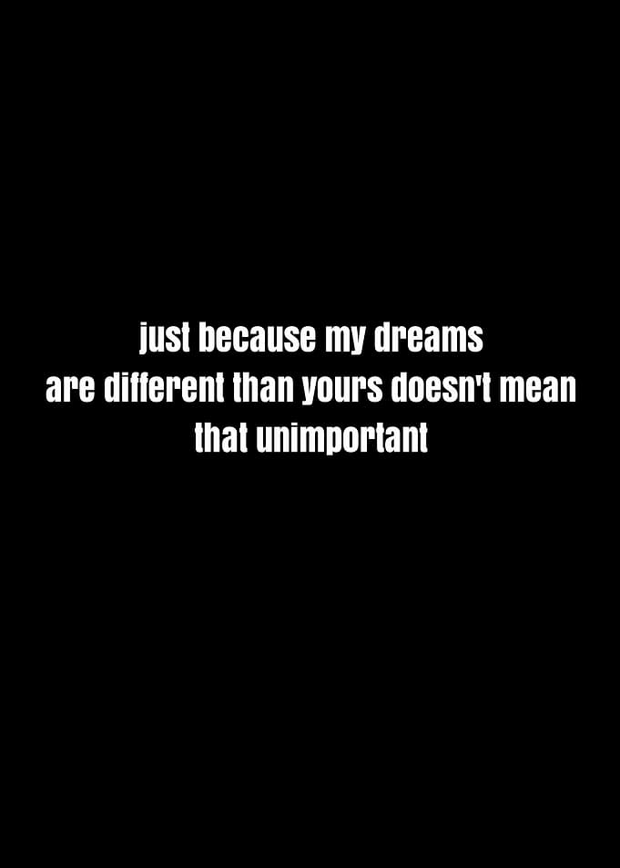 Inspirational Quote on Black Background