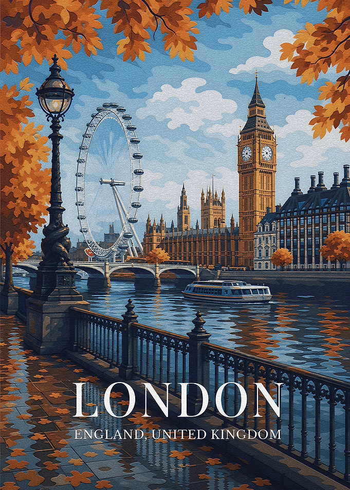 London Autumn Scene