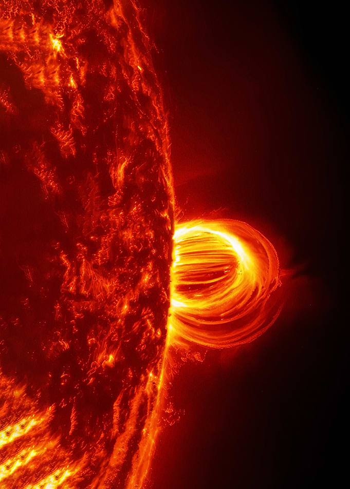 Solar Prominence Eruption