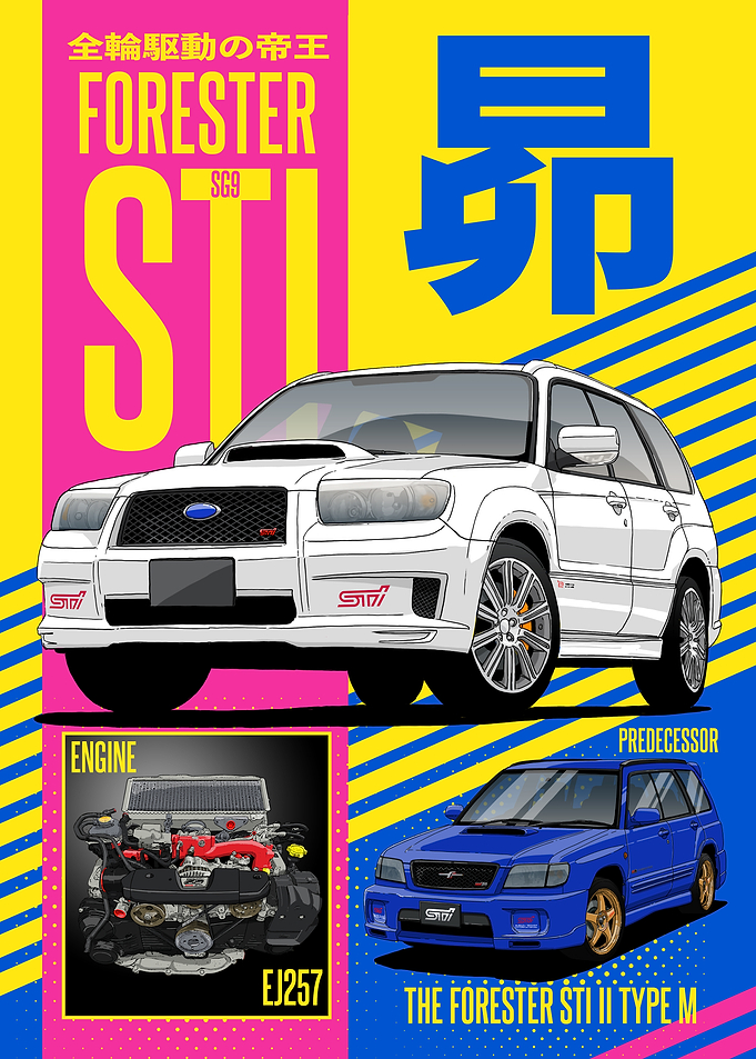 Subaru Forester STI Poster