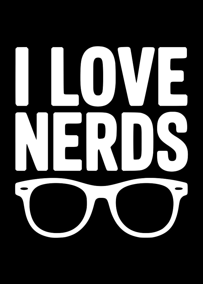 I Love Nerds Glasses