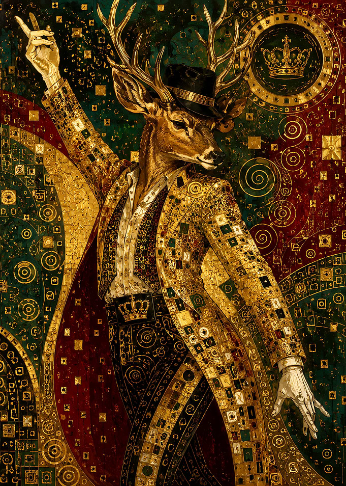 Deer in a Golden Suit
