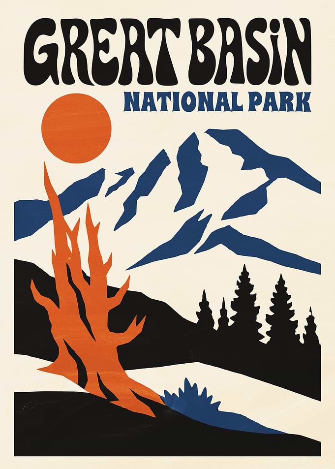 Great Basin National Park Vintage Poster