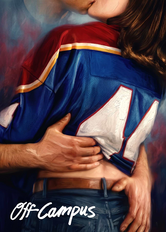 Off-Campus Couple Kissing