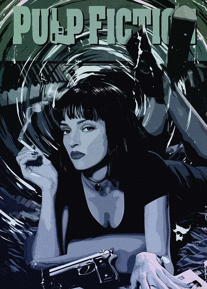Pulp Fiction Mia Wallace Poster