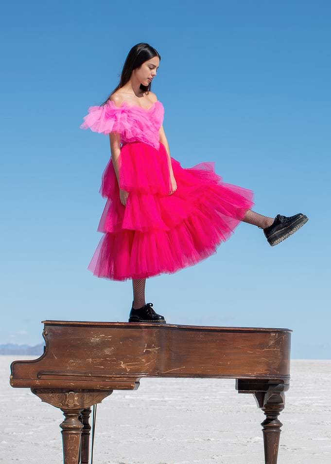 Olivia Rodrigo on a Piano
