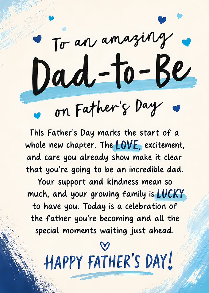 Dad To Be Father’s Day