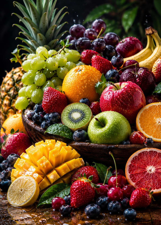 Assortment of Fresh Fruits
