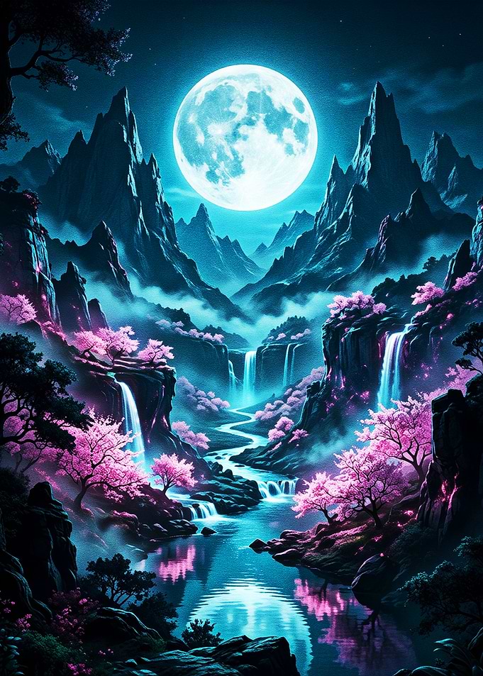 mystical japanese scenery