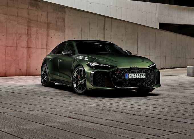 Green Audi RS 5 Sportback