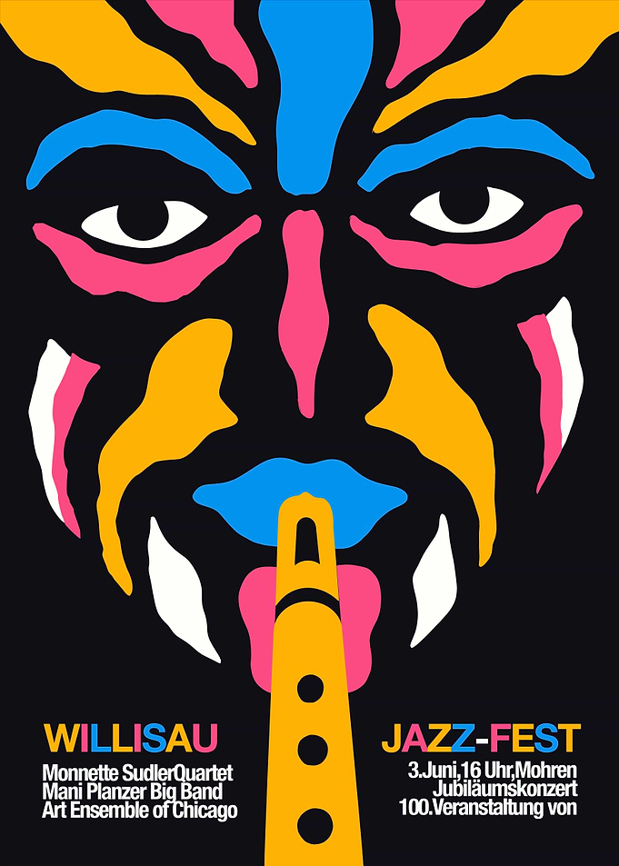 Jazz Fest | Face poster