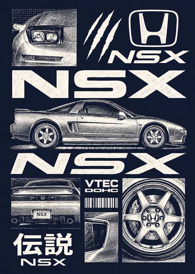 Honda NSX Car Art