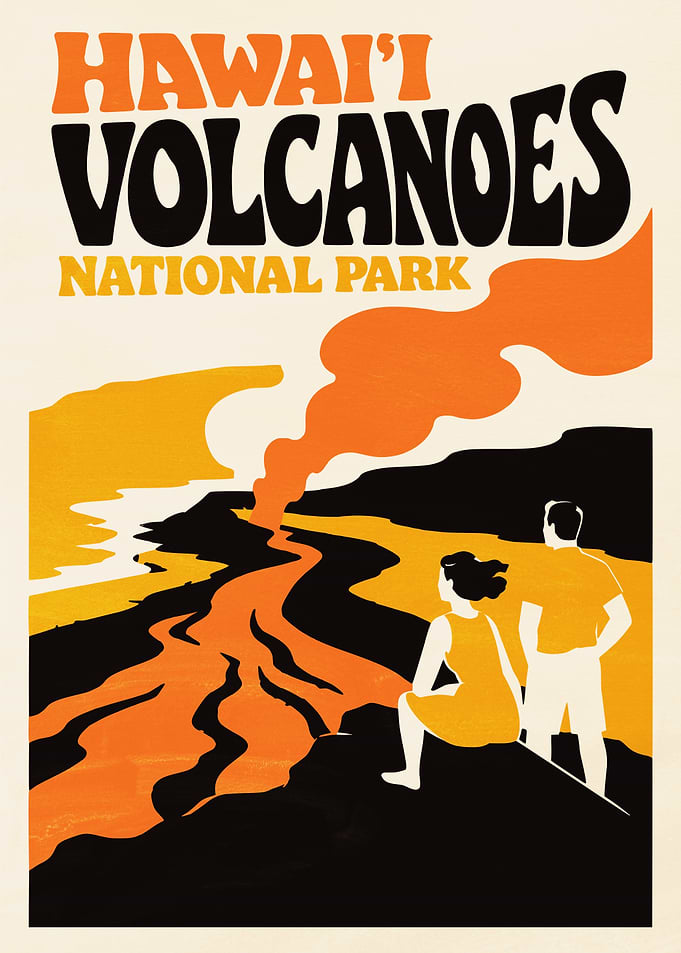 Hawai'i Volcanoes National Park Poster