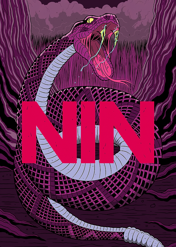 NIN Snake Art