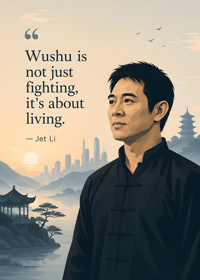 Jet Li Wushu Quote