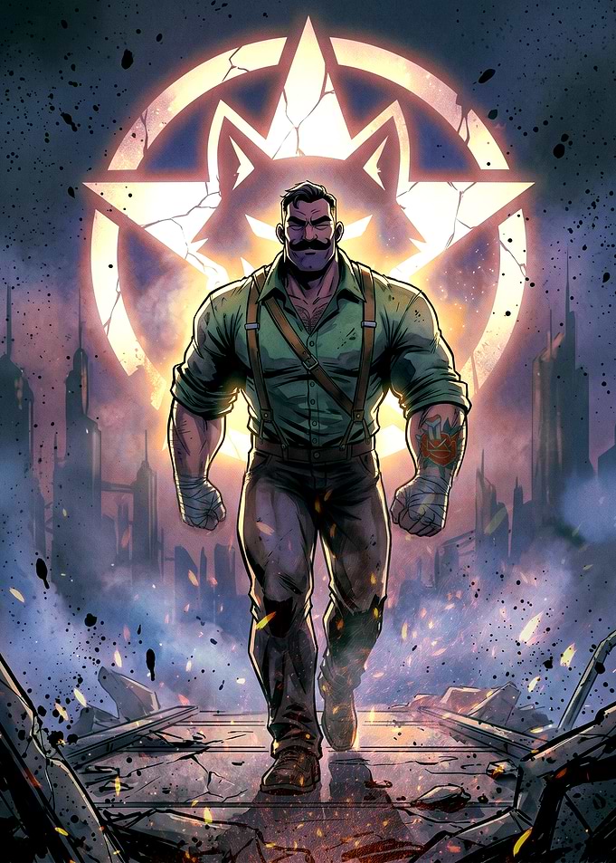 Dispatch Character in a Post-Apocalyptic City
