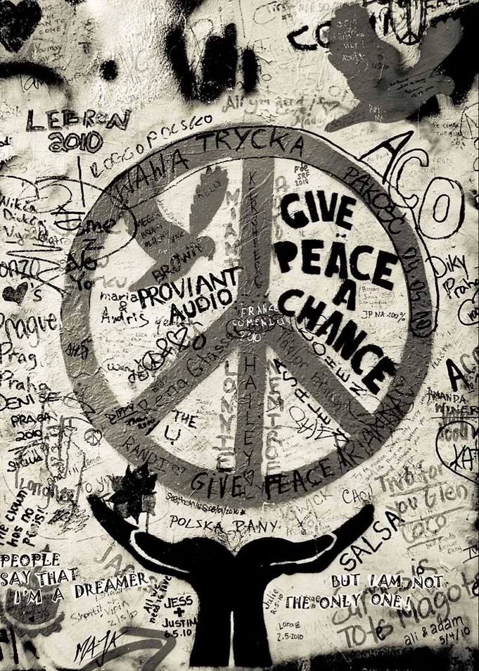 Peace Symbol Graffiti