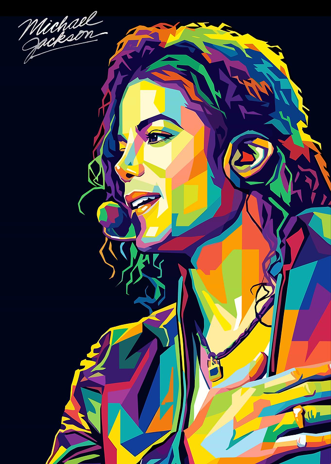 Michael Jackson Pop Art Portrait