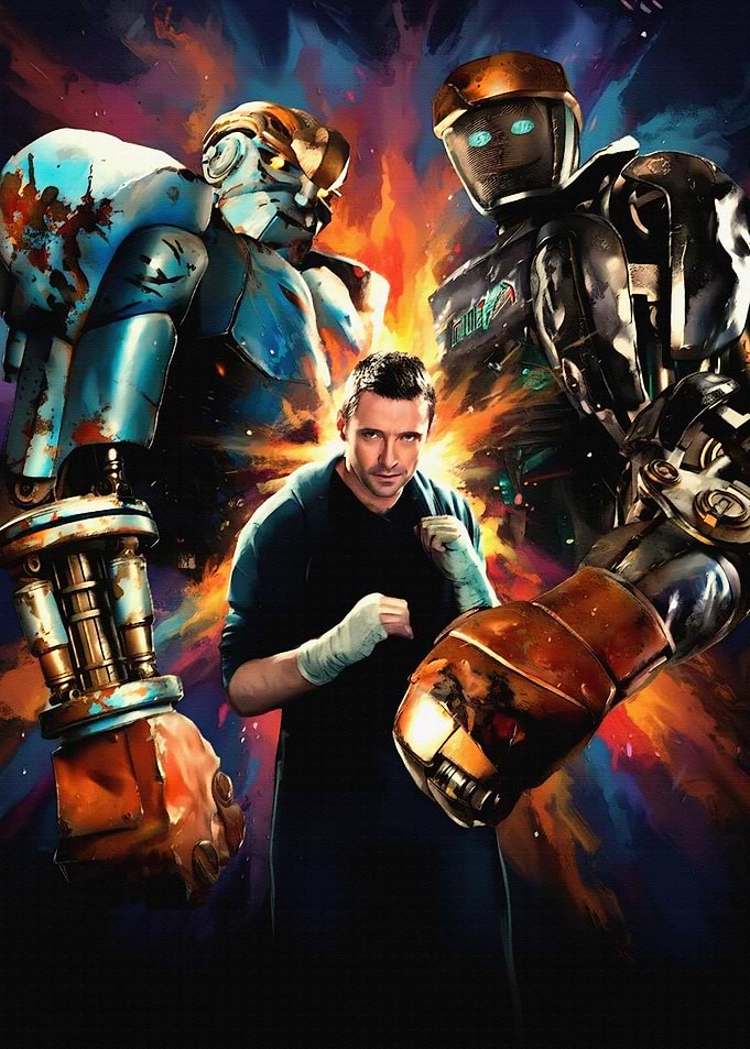 Real Steel Robots and Hugh Jackman