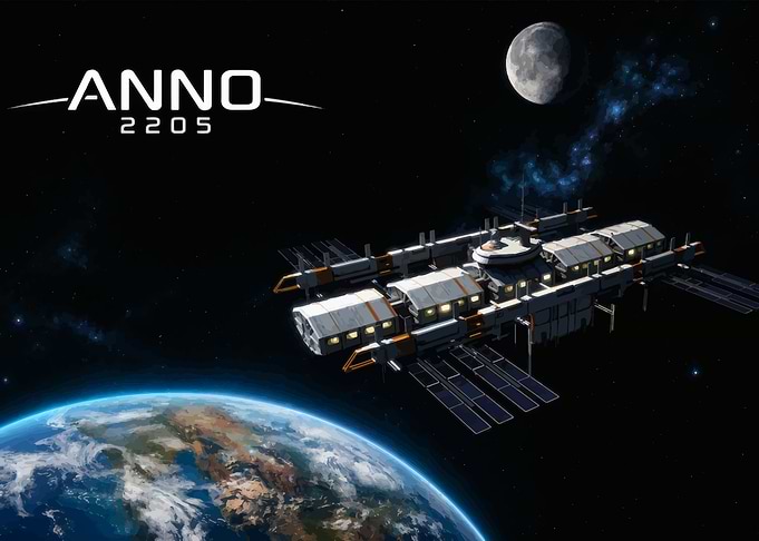 Anno 2205 Space Station Art