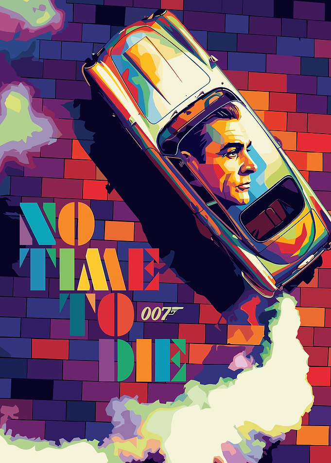 No Time To Die Pop Art Poster