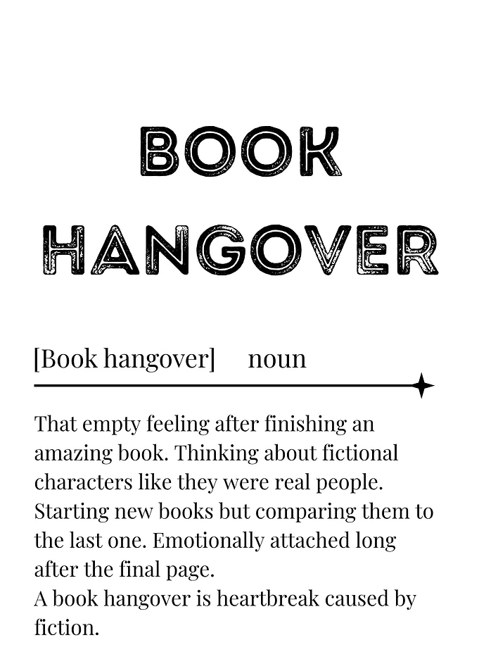 Book Hangover