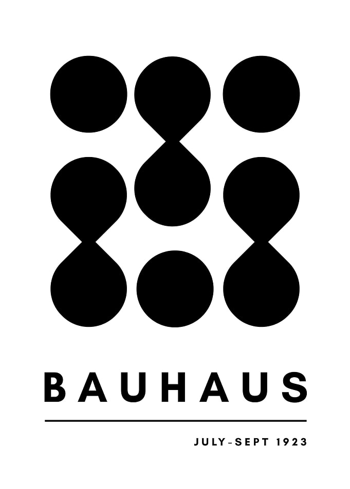 Bauhaus Poster July-Sept 1923