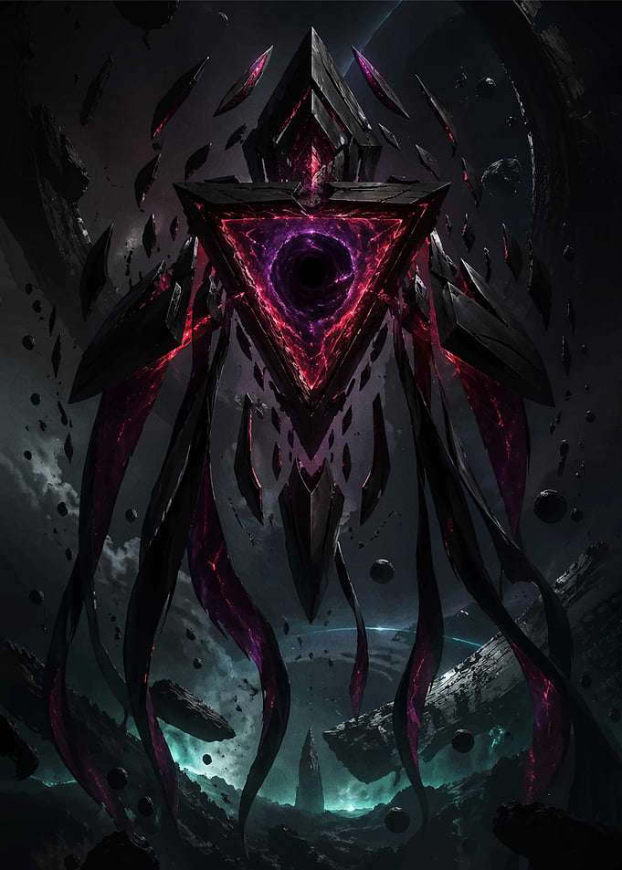 Cosmic Triangle Void Entity