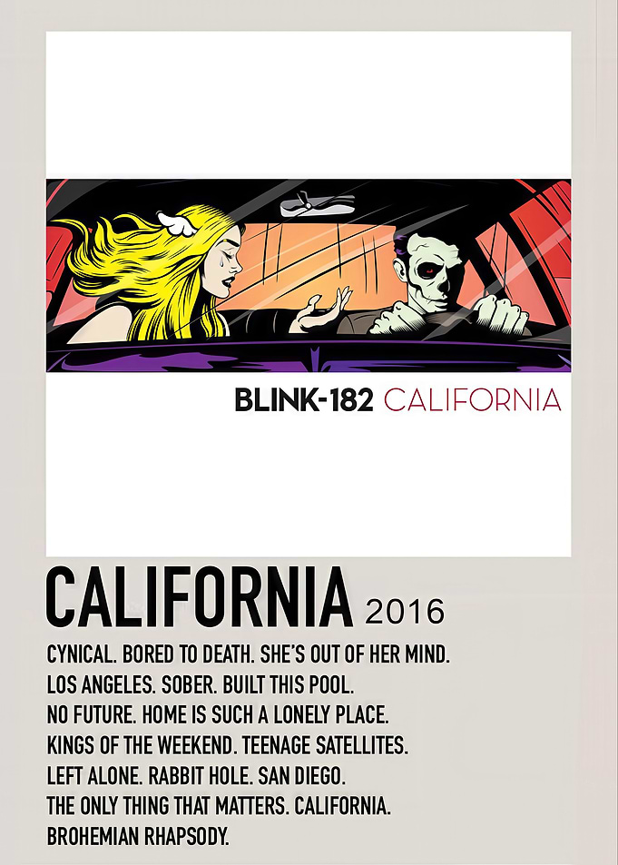 Blink-182 California Album Art