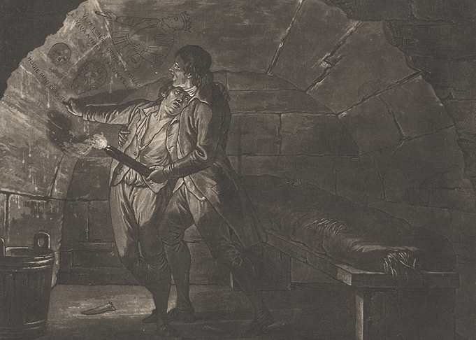 Grave Robbers in a Crypt
