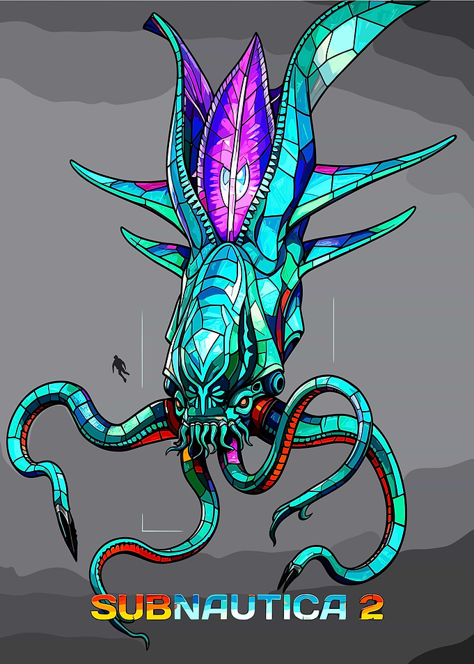 Subnautica 2 Leviathan Art