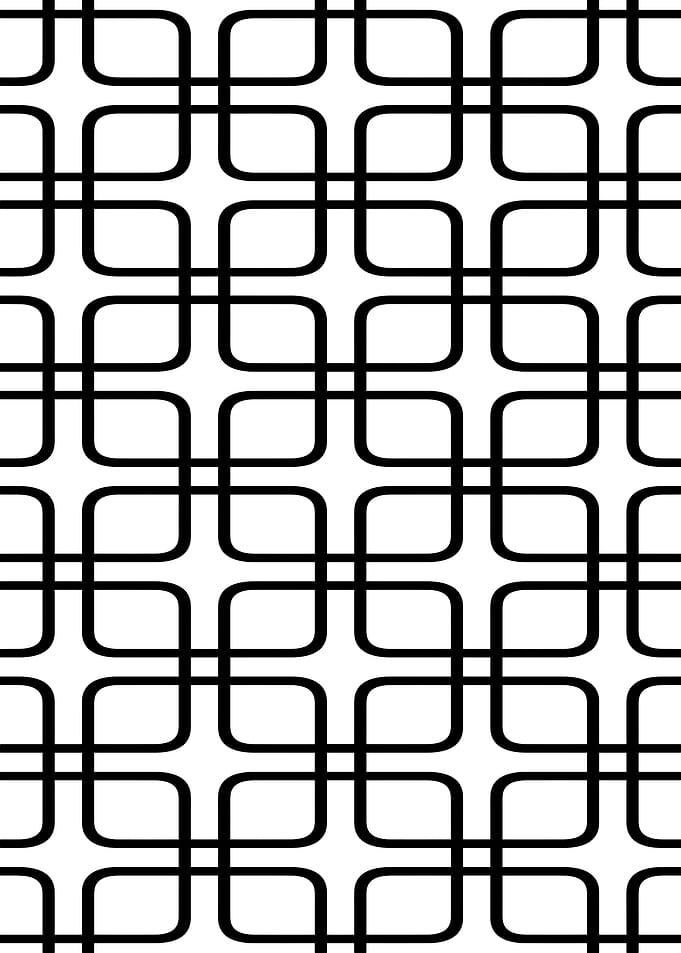 Geometric Pattern with Rounded Squares