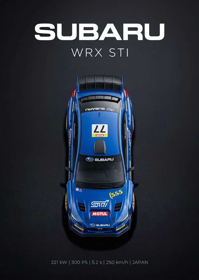 Subaru WRX STI Rally Car