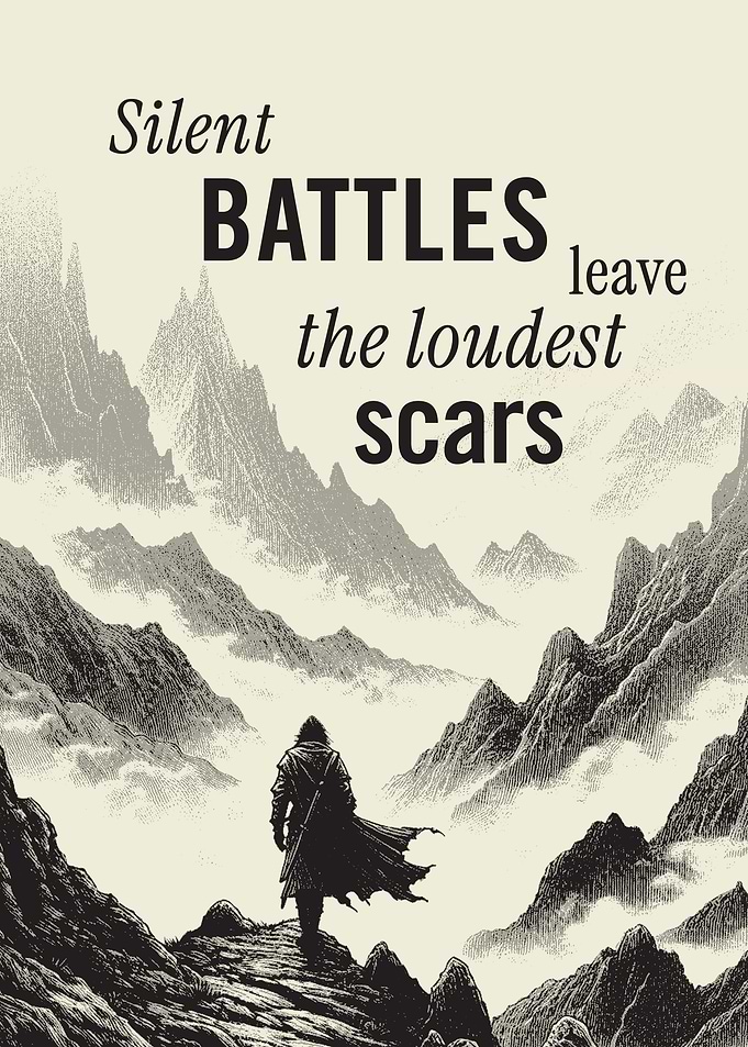 Silent battles leave the loudest scars