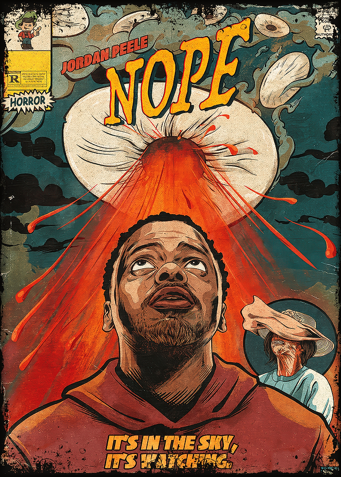 Jordan Peele Nope Comic Art