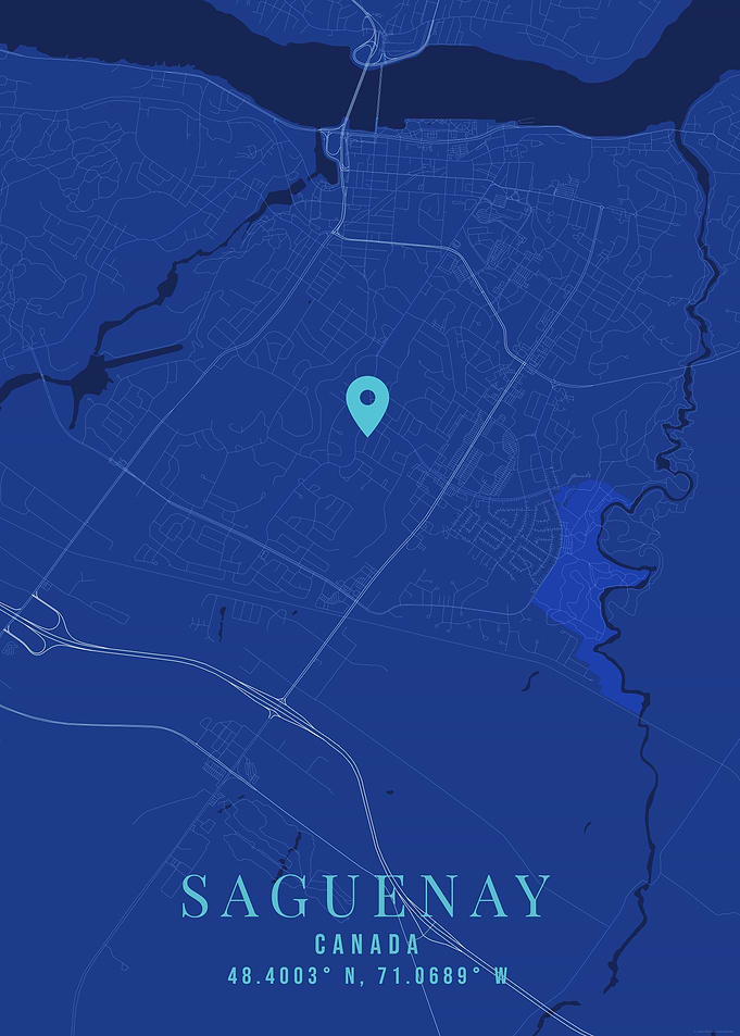 Saguenay Canada Map