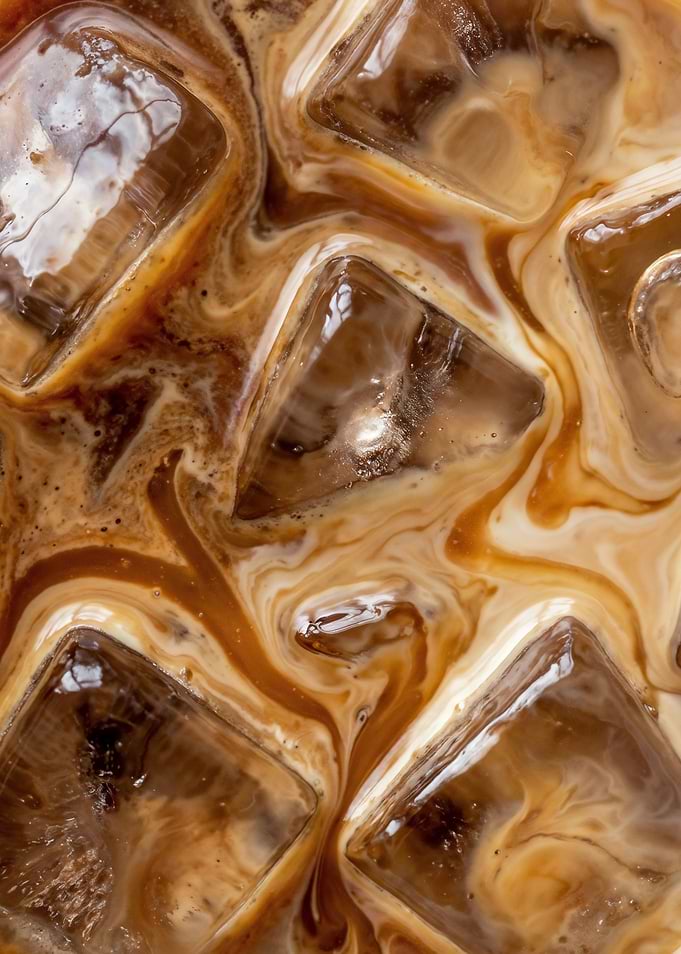 Iced Coffee Drink Poster