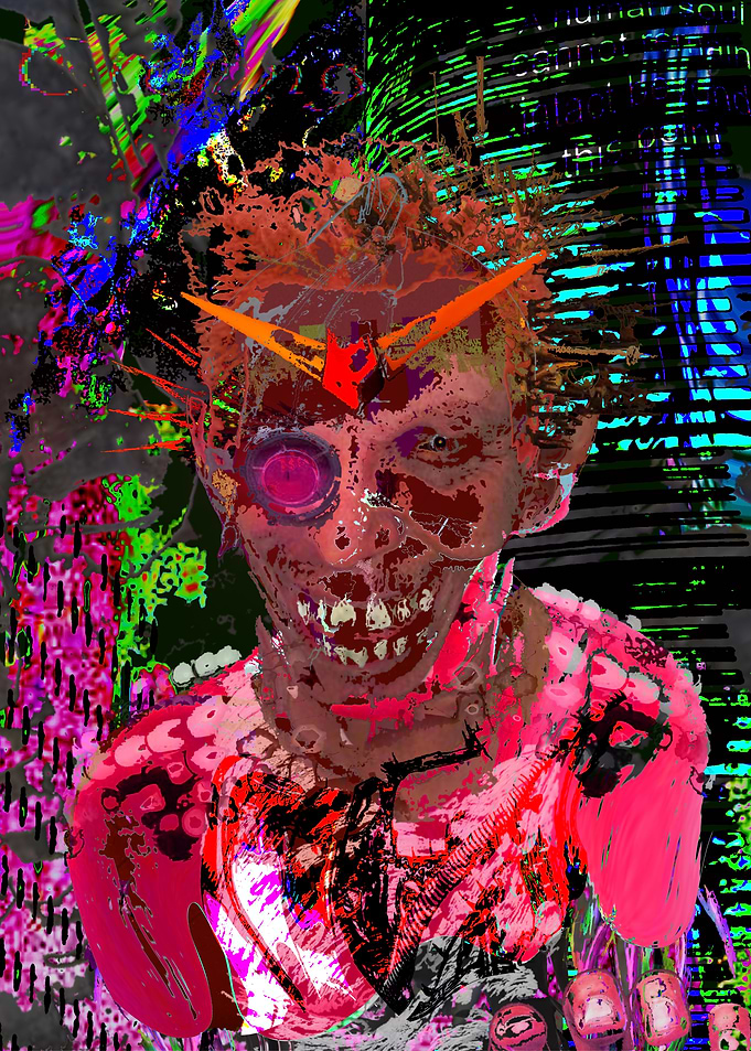 Glitch Art Cyberpunk