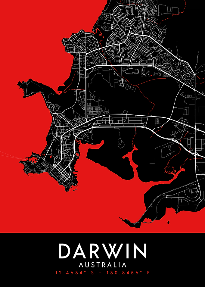 Darwin Dark Map
