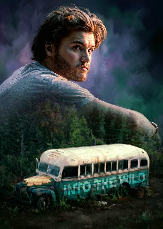 Into the Wild Bus and Man