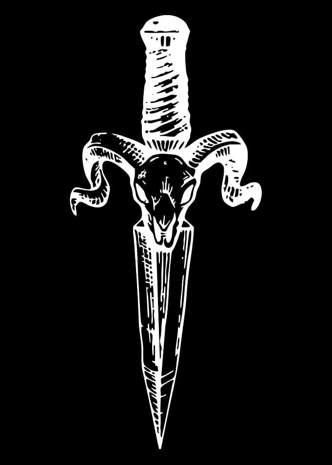 Ram Skull Dagger