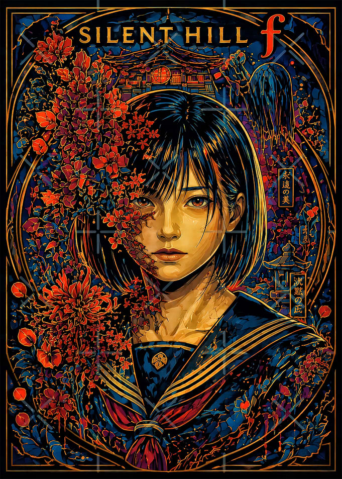 Silent Hill Anime Poster